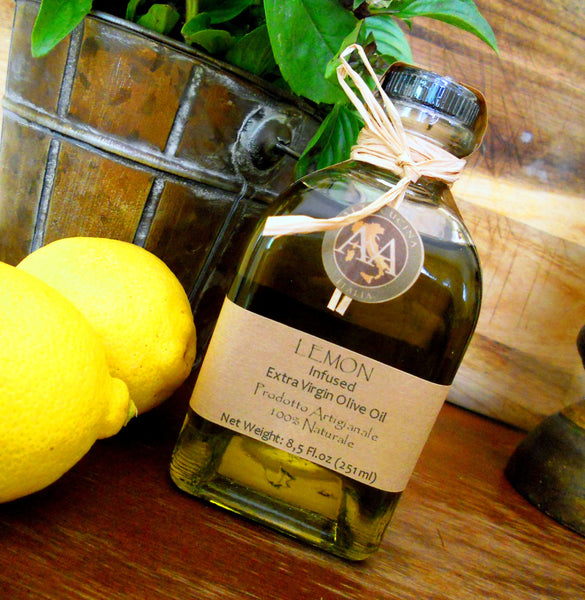 New A&A Infused Oil: Lemon Infused Extra Virgin Olive Oil
