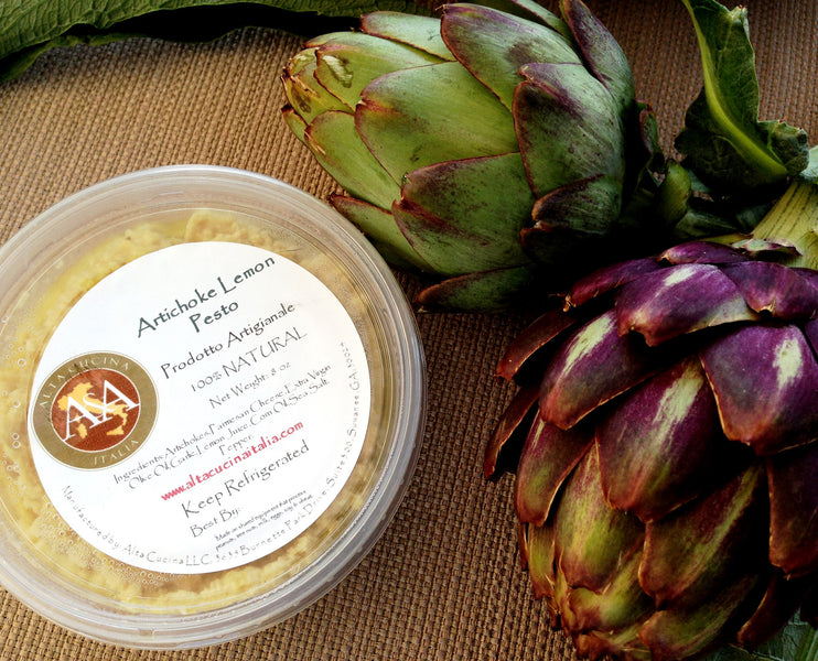Add an unique Italian Flavor to your dishes with A&A Artichoke Lemon Pesto!